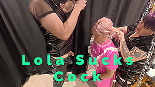 Lolas Sissy Bi Blowjob