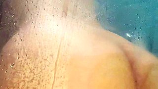 Amateur blondie solo anal masturbation