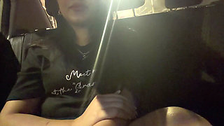 I Seduce a Taxi Driver at the Nightclub and I Convince Him to Give Me Creampie