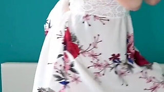 Countryside Walk with Cum Soaked Knickers Taped in Mouth
