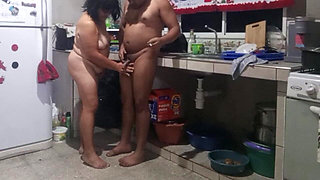 What a Delicious My Stepmother Gives Me in the Kitchen