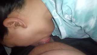 My Pinay Friend Suck My Dick Until I Cum in Her Mouth