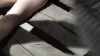 Emo teen gets her feet spanked and enjoy hurt with hot wax
