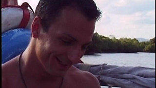 Amateur German Babe Got to Suck Cock and Makes Him Cum on Boat