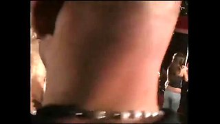 German Threesome Disco Fuck - Lili Vanilli Double Blowjob & Huge Cumshot Facial