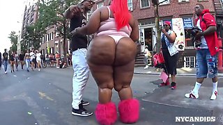 NYCandid 355 Spicee Cajun PLUMPER In Pinkish Leotard
