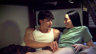 Step Sister Gets Plowed Hard by Her Brother – Creampie