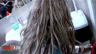 Venus Horny Blonde with Big Tits Venus Stripping