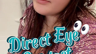 BBW Eye Contact Toilet Farts and Log Plops Intimate POV with Bella Blast