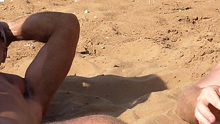 Stepmom and Stepdaughter on a Nudist Beach