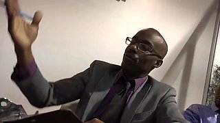 Nina Hartley Slurps Rico Strongs BBC for Votes with Moe Johnson
