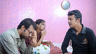 Sautele papa aur chacha dono ne milkar mujhe choda