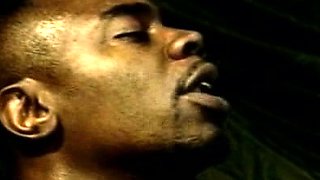 Oiled up milf jerk off a big cock takes load on ass