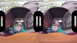 VR babe Candy Alexa gives it all she's got with Naruto's power in a wild cosplay session