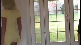 Wild housewife nympho with great ass rides a stud in bed