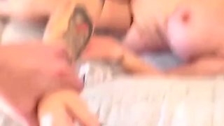 Big Titty Brunette Babes in Hardcore Anal Fun