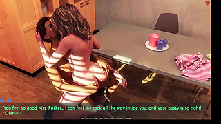 Awam 2 Sofia Real Fuck Edition - Ellie Masturbates to Sam Fucking Sofia on the Kitchen Counter