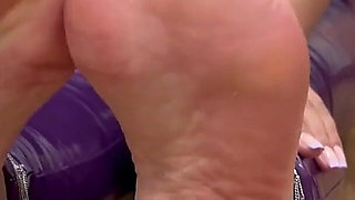 Custom Jerk off Instructions Dangling Mules and Wrinkled Soles
