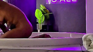 Behind the Scenes in the Motel Jacuzzi. Masturbation and Sex