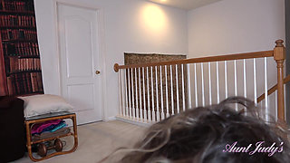 Auntjudys - Your Mature Step-stepmother Tia Gives You a Taboo Blowjob