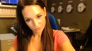 Naughty Teen Secretary on Webcam
