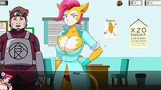 Kunoichi training. Helping my friend at Dr. Pussycats clinic