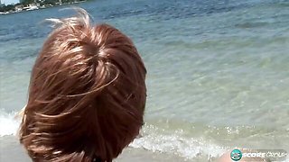 Gorgeous solo masturbation with a hot redhead Calliste Garnet