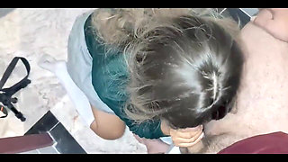 18yo Student Caught Masturbating in the Institutes Bathroom and Ended up Fucking Hard with Her Teacher. Vol