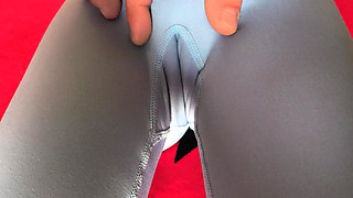 The Stepbrother Dared to Touch Her Virgin Pussy! Step Sister Has Such a Perfect Pussy and Follows Her Contour in Sexy Pantyhose