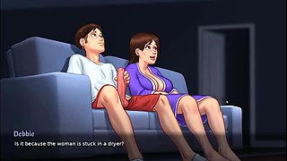 Hot Step Sister Fucks Anon in Summertime Saga 3D Cartoon Sex Game