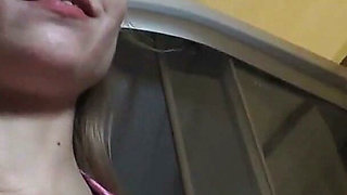 Watch my panties on my skinny body and lick the piss out of my slip