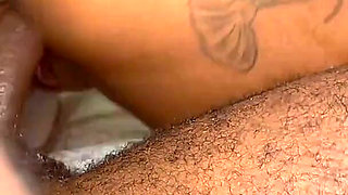 Ebony Slut Rides Dick on Camera for the First Time