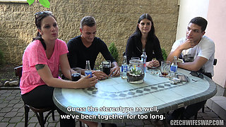 Czech Wife Swap 9 - Part 1: Young, Horny, and Ready to Fuck!