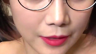 Korean Beauty with Her Glasses - Secretly Ample Bust Are Just Begging to Be Squeezed