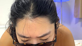 Chinese Wife Loves Sucking on White Cock