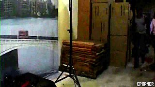 Extreme Fun With Perky Tits Ebony Babe - Cumshot black on black hardcore