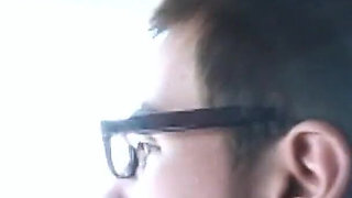 Skinny teen Kristina with hairy pussy banged hard by nerd step brother