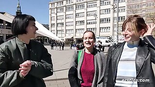 Berlin's clit rubbing porn by Ersties