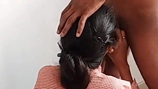 The Cute Sexy School Girl Blowjob and Hardcore Doggy Style Sex with Big Cock