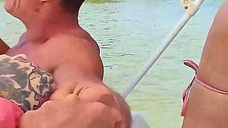 Busty Blonde Merida Sat Gets Kinky After Boat Ride Rimming, Squirting & Tight Cunt Creampied - Immoral Live 4K