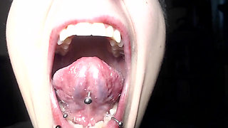 Deep inside Val's mouth