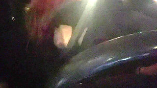 Italian Big Tits MILF Artemisia Love Sexy Car Ride Driving Around Smoking a Cigarette and Flashing Her Big Juicy Boobs