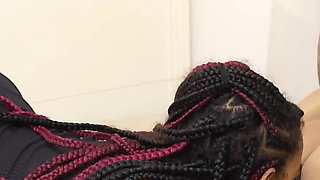 Mibby Farting in Submissive Anny's Mouth!