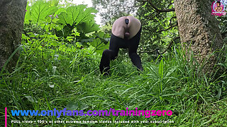 Training Zero Femdom Wild Anal Pegging Outdoors in Public