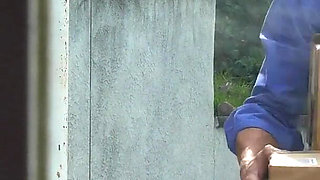 Vanessa Videl 56-year-old MILF Tames Fuck Machine & Delivery Man