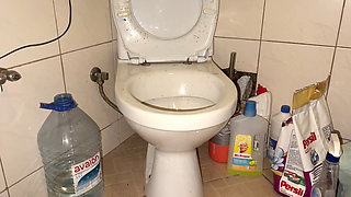 Licking Dirty Floor and Toilet, Flashing Head in It
