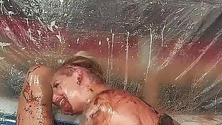 Sploshing Wet & Messy Party - Loula and Nikki