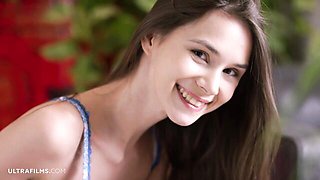 Leona mia solo clip with wet Leona Mia from Ultra Films