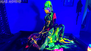 Uv Wet and Messy Gimpy Gas Mask Fun with Patricia