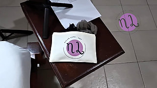 Hot Asian Girl Gives Epic Footjob with Black Stockings - Soft Feet Pleasure & Cumshot